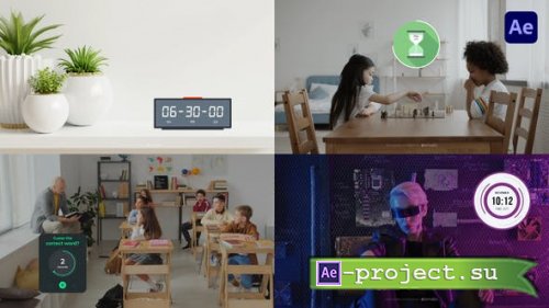Videohive - Unique Timers - 45948693 - Project for After Effects