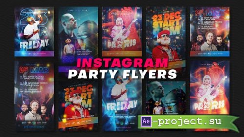 Videohive - Instagram Party Flyers - 45881684 - Project for After Effects