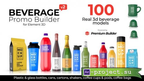 Videohive - Beverage Promo Builder - 44825750 - Project for After Effects