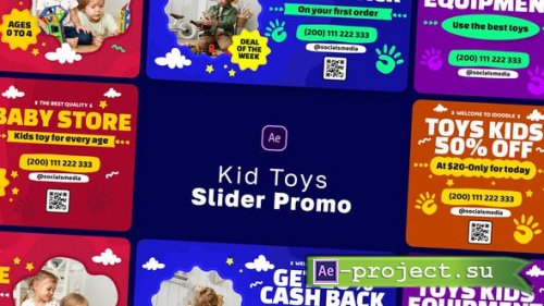 Videohive - Kids Toys Slider Promo - 45976645 - Project for After Effects