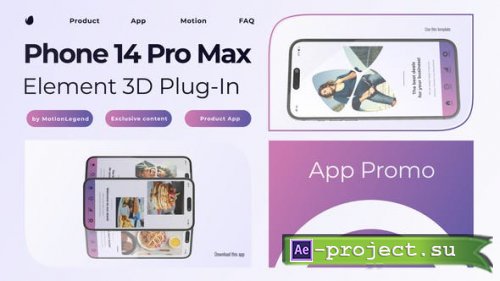 Videohive - App Promo Phone 14Pro - 45979579 - Project for After Effects