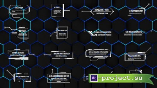 Videohive - Hud Glass Call Outs Pack - 45980492 - Project for After Effects