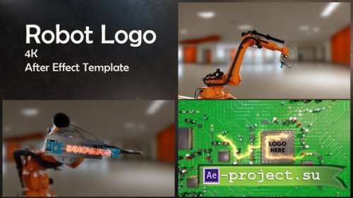 Videohive - Robot Logo Animation - 44666625 - Project for After Effects