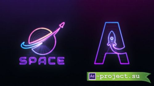 Videohive - Neon Logo Reveal - 46008628 - Project for After Effects