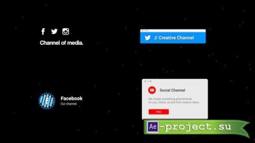 Videohive - Social Media Shuffle - 46005143 - Project for After Effects