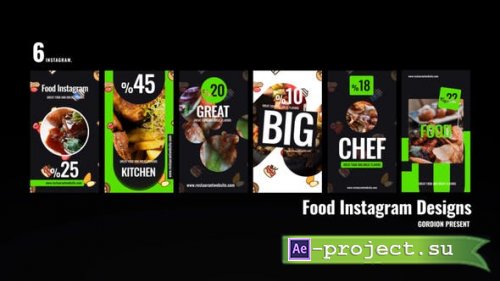 Videohive - Food Instagram Stories - 46021869 - Project for After Effects