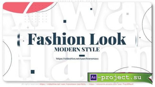 Videohive - Fashion Look Promo - 46049303 - Project for After Effects