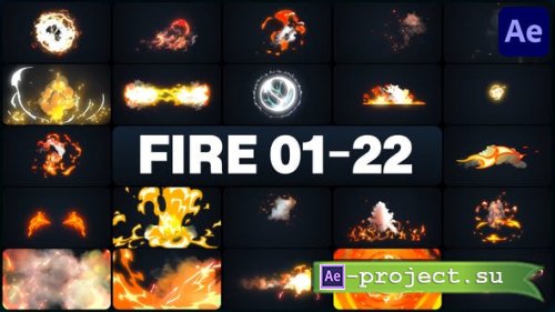 Videohive - Advanced Fire Elements for After Effects - 45872413 - Project for After Effects