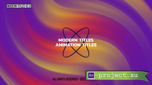 Videohive - Modern Titles v2.0  AE - 46055066 - Project for After Effects