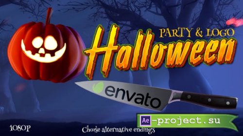 Videohive - Happy Halloween Party & Logo - 34423580 - Project for After Effects