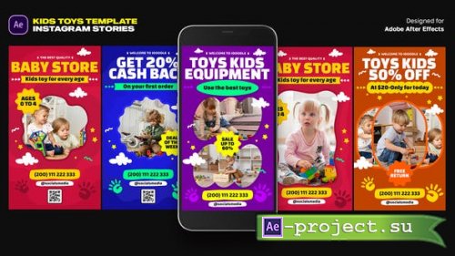 Videohive - Kids Toys Instagram Stories - 46043314 - Project for After Effects