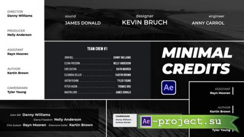 Videohive - Minimal Credits - 46063758 - Project for After Effects