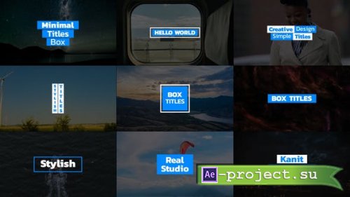 Videohive - Box Titles | AE - 46054958 - Project for After Effects