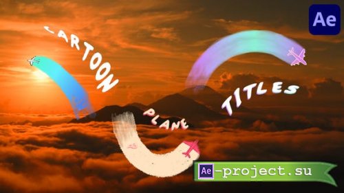 Videohive - Cartoon Plane Titles for After Effects - 46045183 - Project for After Effects