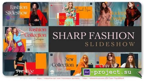 Videohive - Sharp Fashion Slideshow - 46089536 - Project for After Effects