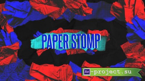 Videohive - Paper Stomp - 44458954 - Project for After Effects