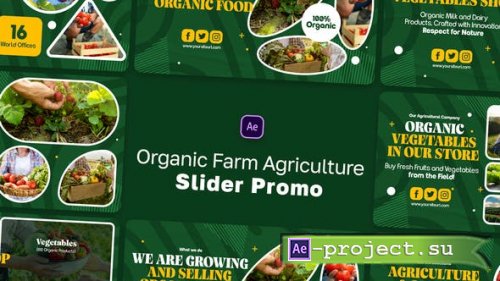 Videohive - Organic Farm Agriculture Slider Promo - 46116783 - Project for After Effects