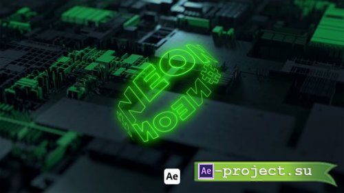 Videohive - Kinetic Neon Typo 01 - 46117689 - Project for After Effects
