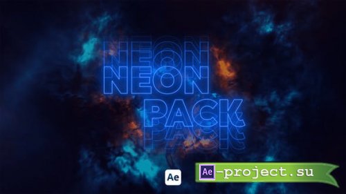 Videohive - Kinetic Neon Typo 04 - 46117786 - Project for After Effects