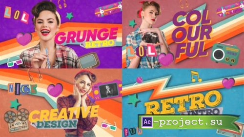 Videohive - Retro Intro - 46066281 - Project for After Effects