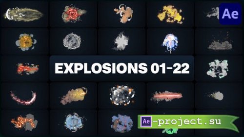 Videohive - Advanced Explosions Pack for After Effects - 46117511 - Project for After Effects