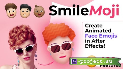 Videohive - SmileMoji - Character Face Rig - Lip sync - 44577116 - Project for After Effects