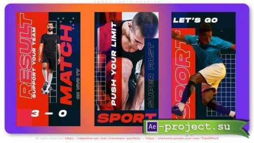 Videohive - Sport Insta Stories - 46159556 - Project for After Effects