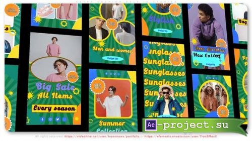 Videohive - Retro Fashion Sale IG Stories - 46159584 - Project for After Effects