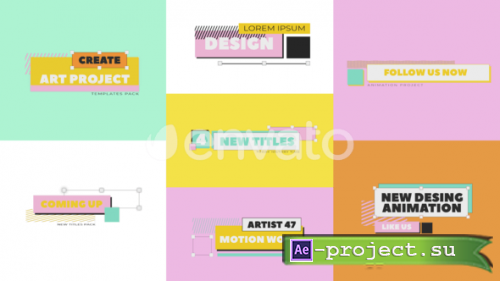 Videohive - Colorful Titles Dr - 45219022 - Project for After Effects