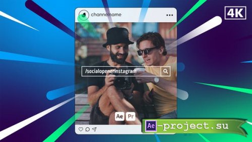 Videohive - Social Opener Instagram - 45872033 - Project for After Effects