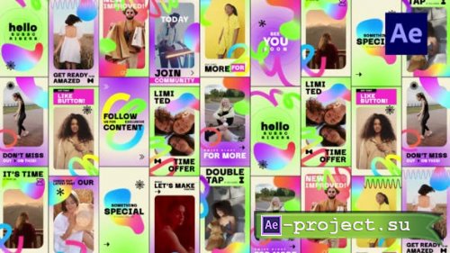 Videohive - Gradient Social Media Stories - 46175370 - Project for After Effects