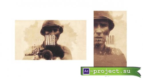 Videohive - War Double Exposure Intro - 46188409 - Project for After Effects
