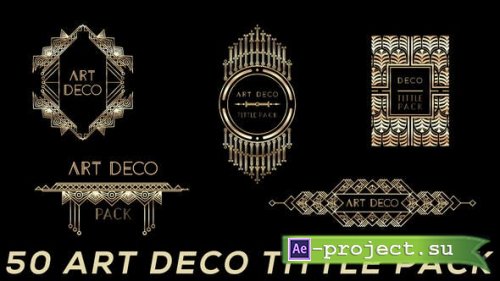 Videohive - 50 Art Deco Title - 21744727 - Project for After Effects