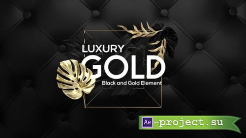Videohive -  Luxury Gold Title - 32935562 - Project for After Effects