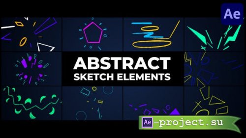 Videohive - Abstract Sketch Elements | After Effects - 46148377 - Project for After Effects