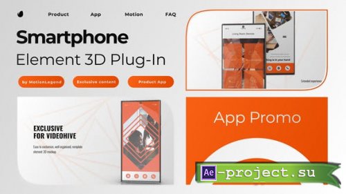 Videohive - Phone Element 3D Promo - 46207391 - Project for After Effects