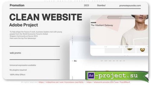 Videohive - Clean Website Promote Project - 46177026 - Project for After Effects