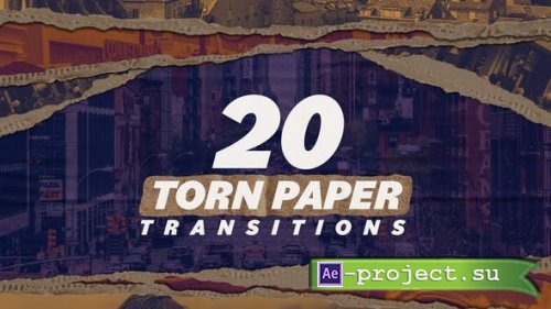 Videohive - Paper Transitions - 46175122 - Project for After Effects
