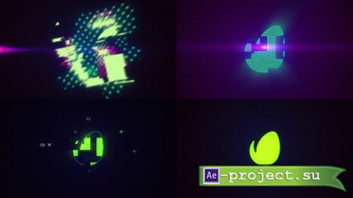 Videohive - Digital Pixel Logo 3 in 1 - 46190645 - Project for After Effects