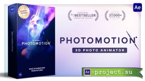 Videohive - Photomotion  - 3D Photo Animator (6 in 1)  v12 - 13922688 - Project & Script for After Effects