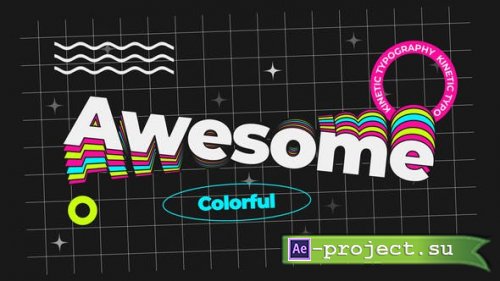 Videohive - Colorful Kinetic Title Promo - 46132115 - Project for After Effects