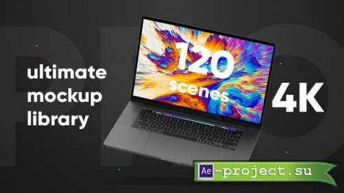 Videohive - Ultimate Mockup Library 4K - 27152560 - Project for After Effects