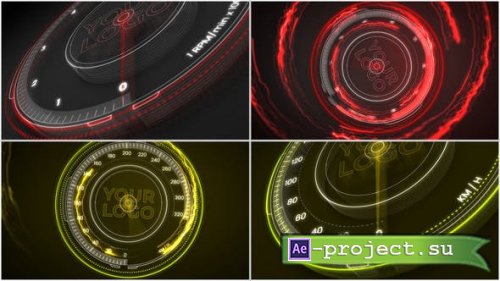 Videohive - Speedometer Logo Animation - 46212667 - Project for After Effects