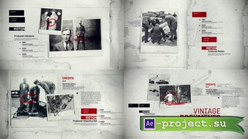 Videohive - Vintage Documents Opener - 39658651 - Project for After Effects