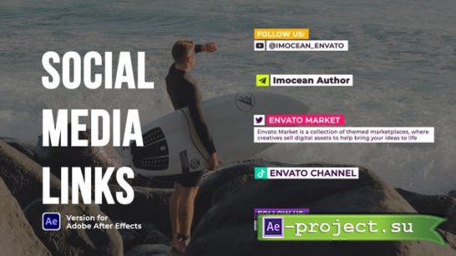 Videohive - Social Networks Links - 46158520 - Project for After Effects