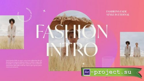 Videohive - Fashion Intro - 46235919 - Project for After Effects