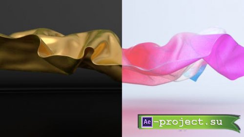 Videohive - Cloth tear logo reveal (Gold and Colorfull) - 46131946 - Project for After Effects