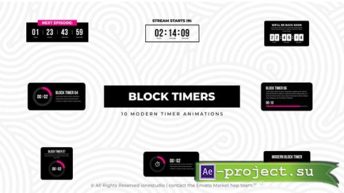 Videohive - Block Timers - 46258434 - Project for After Effects