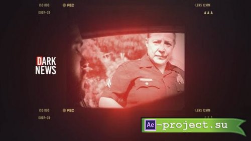 Videohive - Dark News Intro - 46280605 - Project for After Effects
