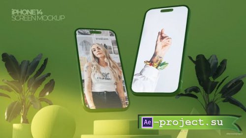 Videohive - iPhone Screen Set Mockup - 46267687 - Project for After Effects